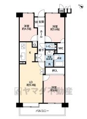 各居室収納、WIC、物入など収納のご用意もしっかりありますよ＾＾ バルコニーは2部屋繋がり南西向きです。