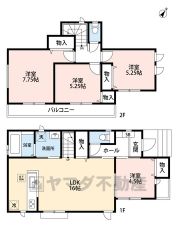 家族のコミュニケーションがとりやすいリビング階段採用＾＾ リビングに隣接した1階4.5帖の洋室は玄関側からも出入りできる2WAY仕様＾＾